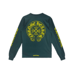 Chrome Hearts Yellow&Green Horseshoe Long Sleeve T-Shirt Green - Morely TrendsChrome Hearts Type here:)