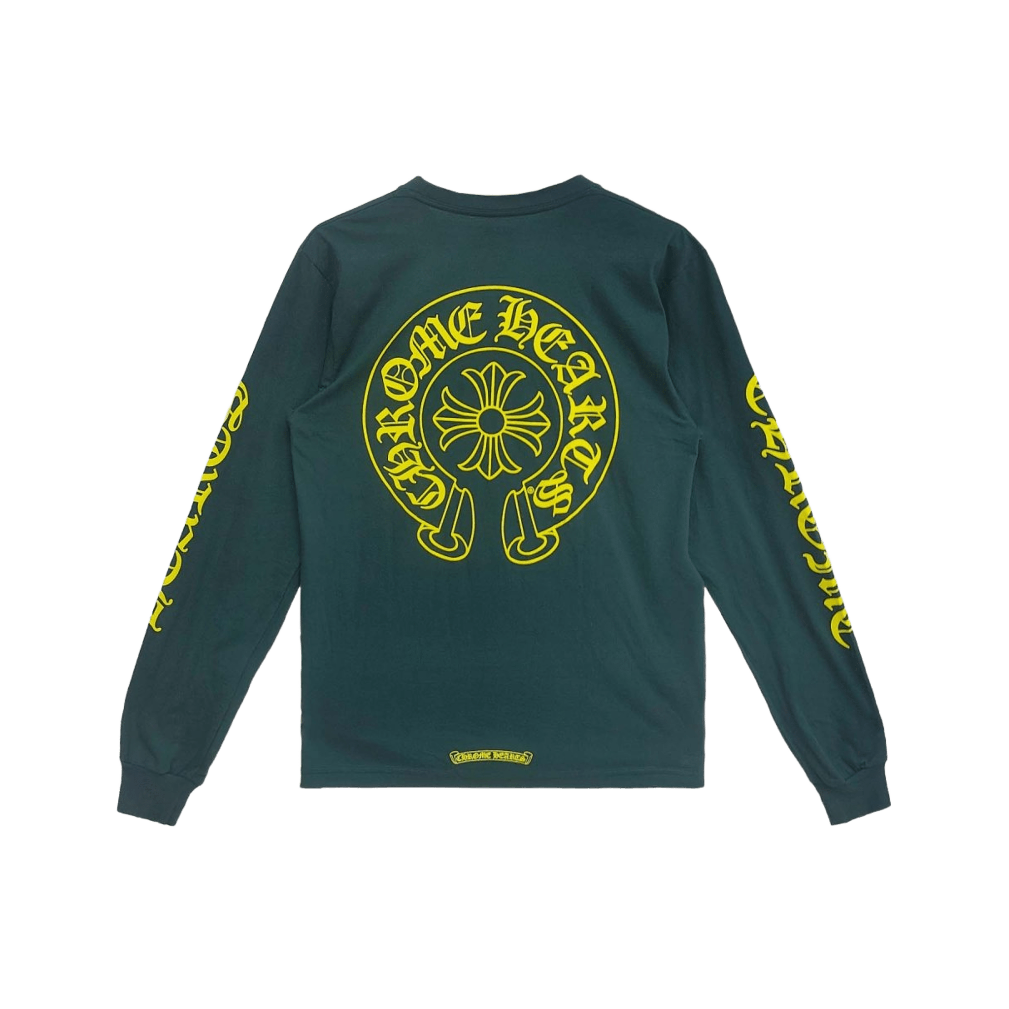 Chrome Hearts Yellow&Green Horseshoe Long Sleeve T-Shirt Green - Morely TrendsChrome Hearts Type here:)