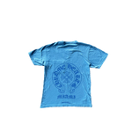 Chrome Hearts Blue Miami Horseshoe Logo T-Shirt - Morely TrendsChrome Hearts Type here:)