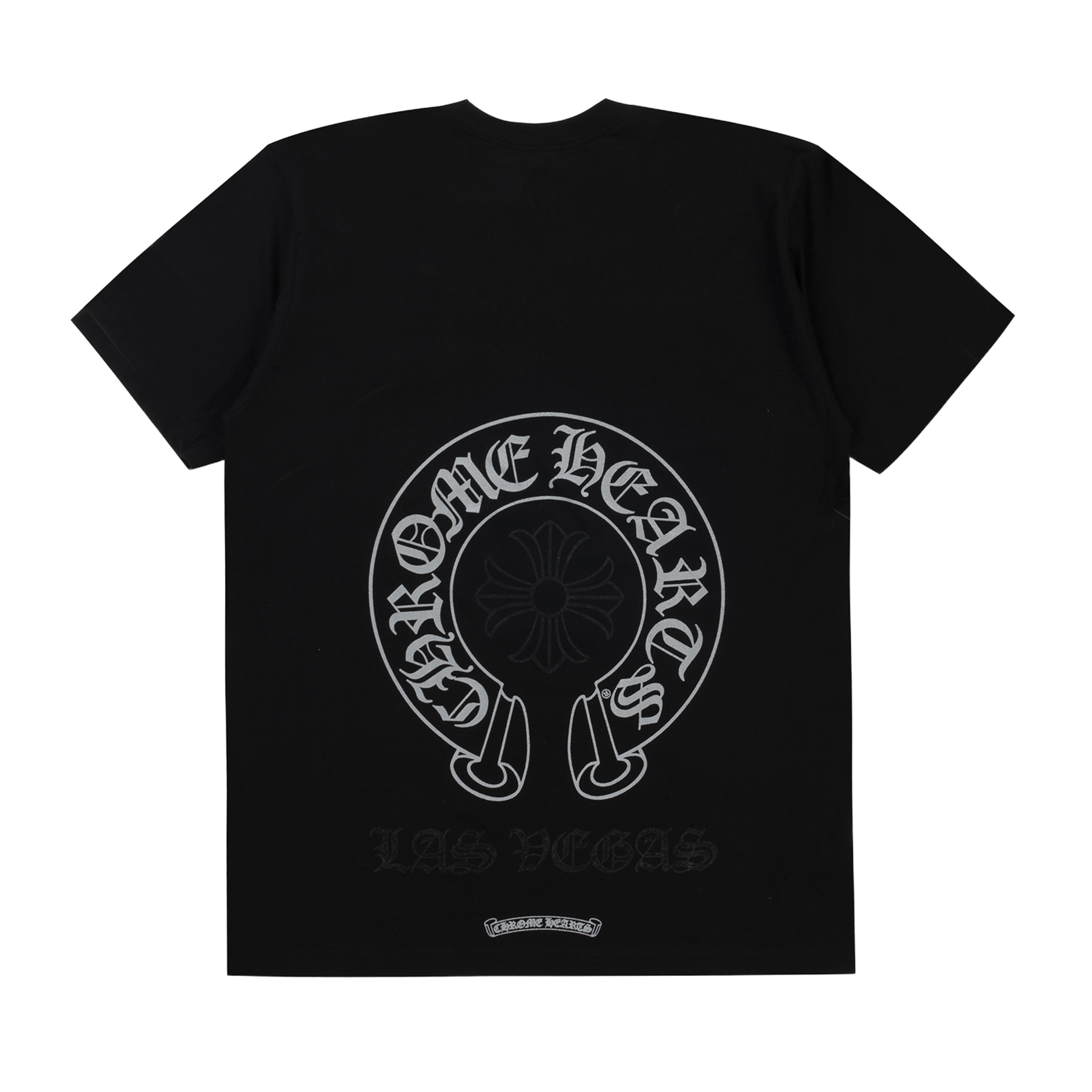 Chrome Hearts Las Vegas 20th Anniversary Horsehoe T-Shirt Black - Morely TrendsChrome Hearts Type here:)