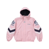 Supreme Mitchell & Ness NCAA Hooded Stadium Jacket Pink