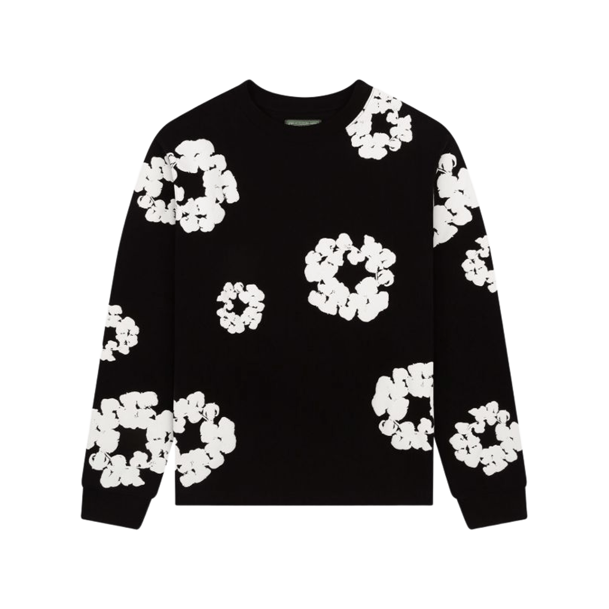 Denim Tears Cotton Wreath Long Sleeve T-Shirt Black - Morely TrendsDenim Tears Type here:)