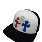 Chrome Hearts Men's White and Black Hat - Morely TrendsChrome Hearts Type here:)