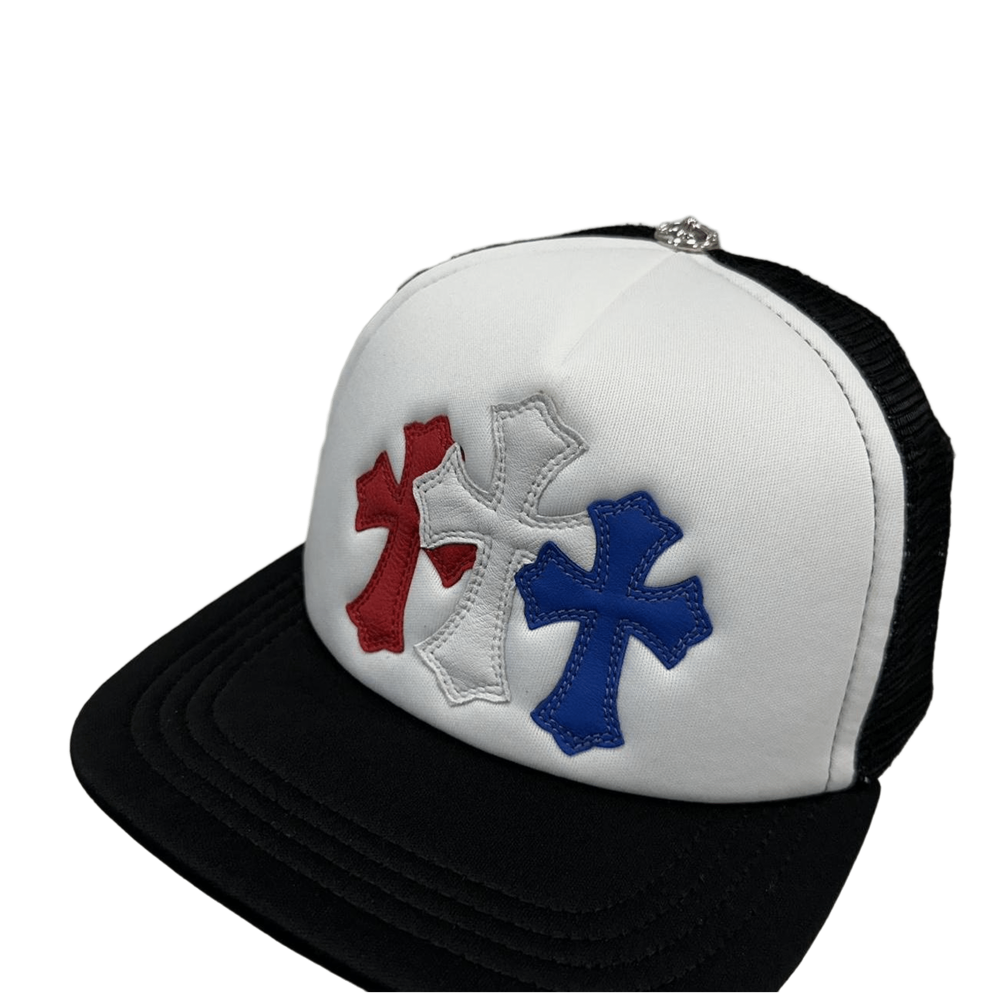 Chrome Hearts Men's White and Black Hat - Morely TrendsChrome Hearts Type here:)