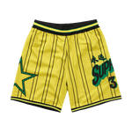 Supreme Star Basketball Short Yellow