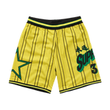 Supreme Star Basketball Short Yellow