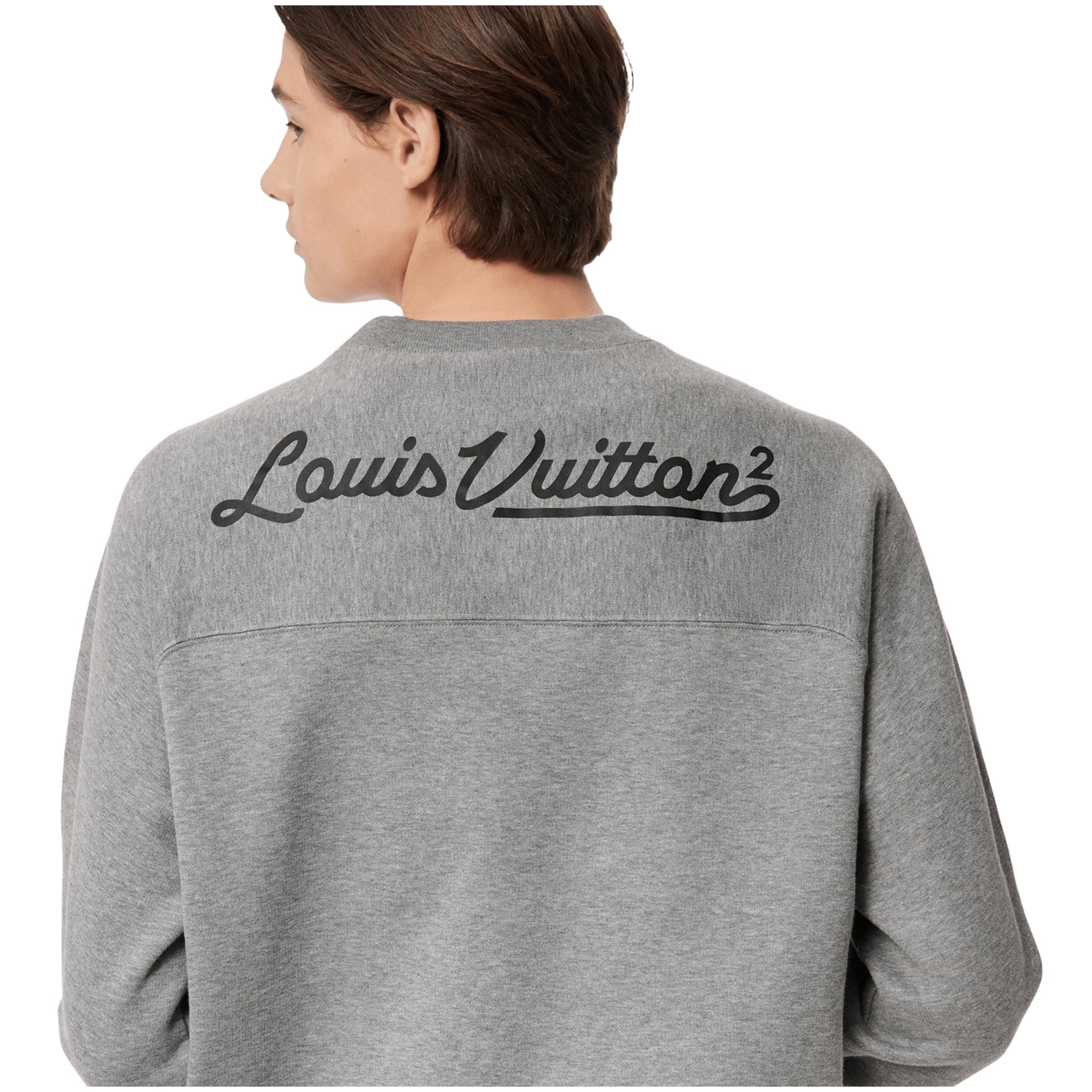 Louis Vuitton x Nigo Printed Heart Sweatshirt Light Grey - Morely TrendsLouis Vuitton Type here:)