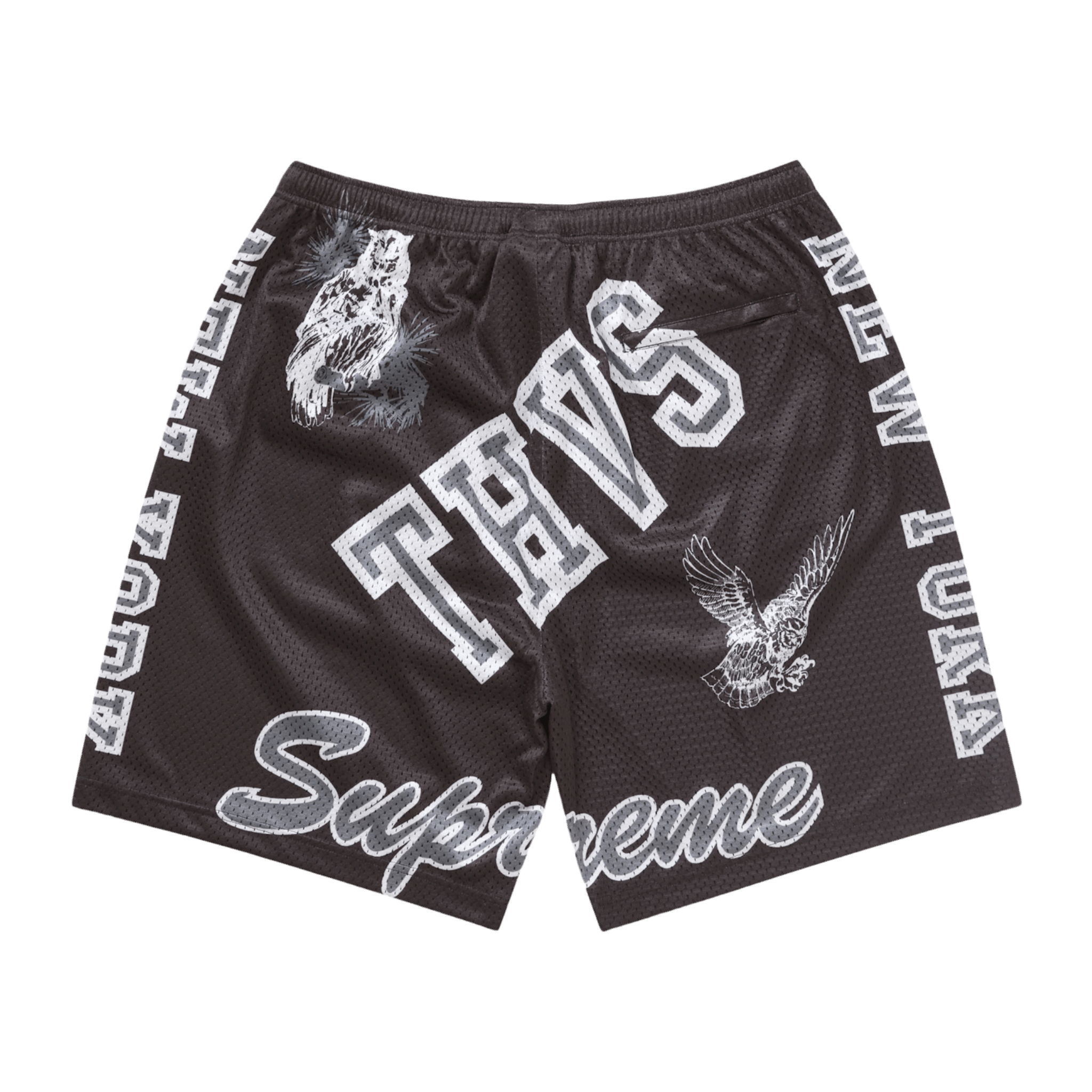 Supreme Varsity Mesh Short Black