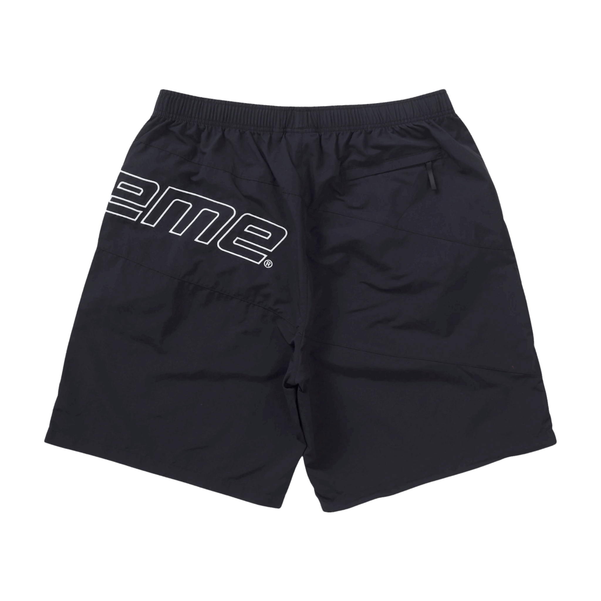 Supreme Curve Nylon Short Black