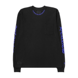 Chrome Hearts 1988 Neck Logo Long Sleeve Black / Blue - Morely TrendsChrome Hearts Type here:)