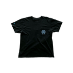 Chrome Hearts Blue Triple Cross T-Shirt Black - Morely TrendsChrome Hearts Type here:)
