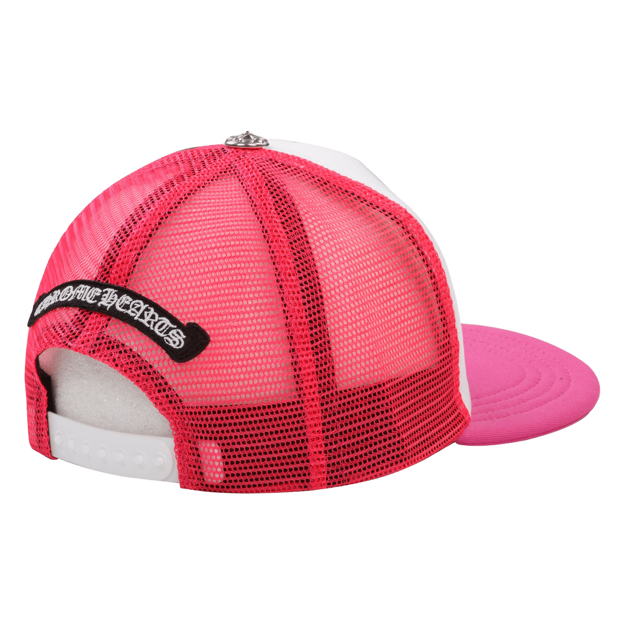 Chrome Hearts Cemetery Trucker Hat Neon Pink - Morely TrendsChrome Hearts Type here:)