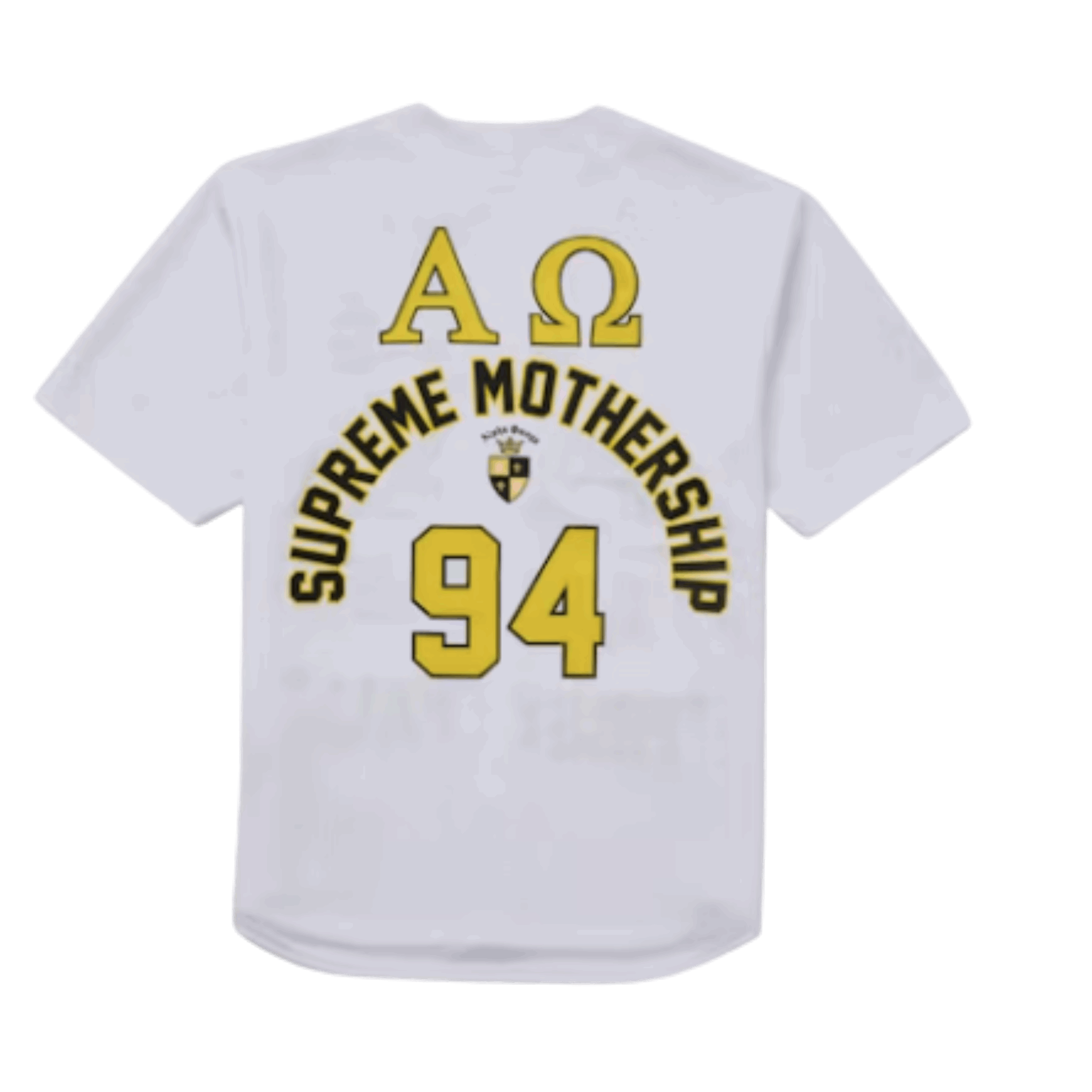 Supreme Alpha Omega Baseball Jersey White