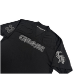 Chrome Hearts Mesh Warm Up Short Sleeve Jersey Black - Morely TrendsChrome Hearts Type here:)