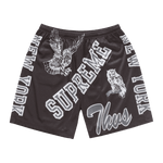 Supreme Varsity Mesh Short Black