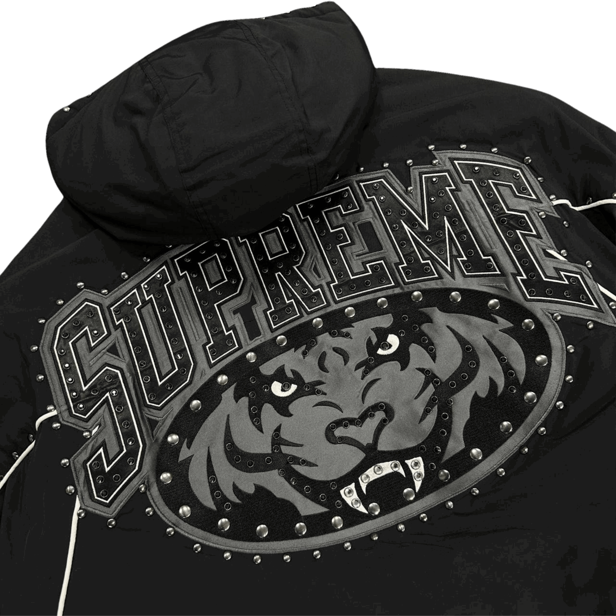 Supreme Studded Stadium Jacket Black