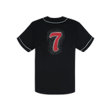 Supreme Rhinestone Baseball Jersey Black