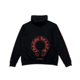 Chrome Hearts Horseshoe Logo Hoodie Black Red - Morely TrendsChrome Hearts Type here:)