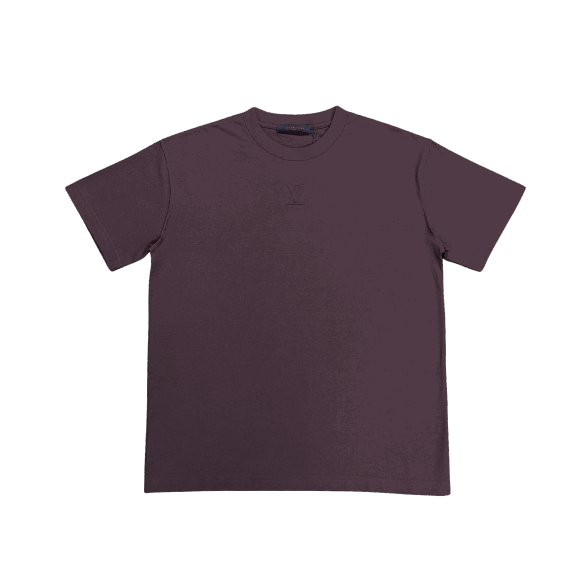 Louis Vuitton LV Embossed Logo T-Shirt Burgundy
