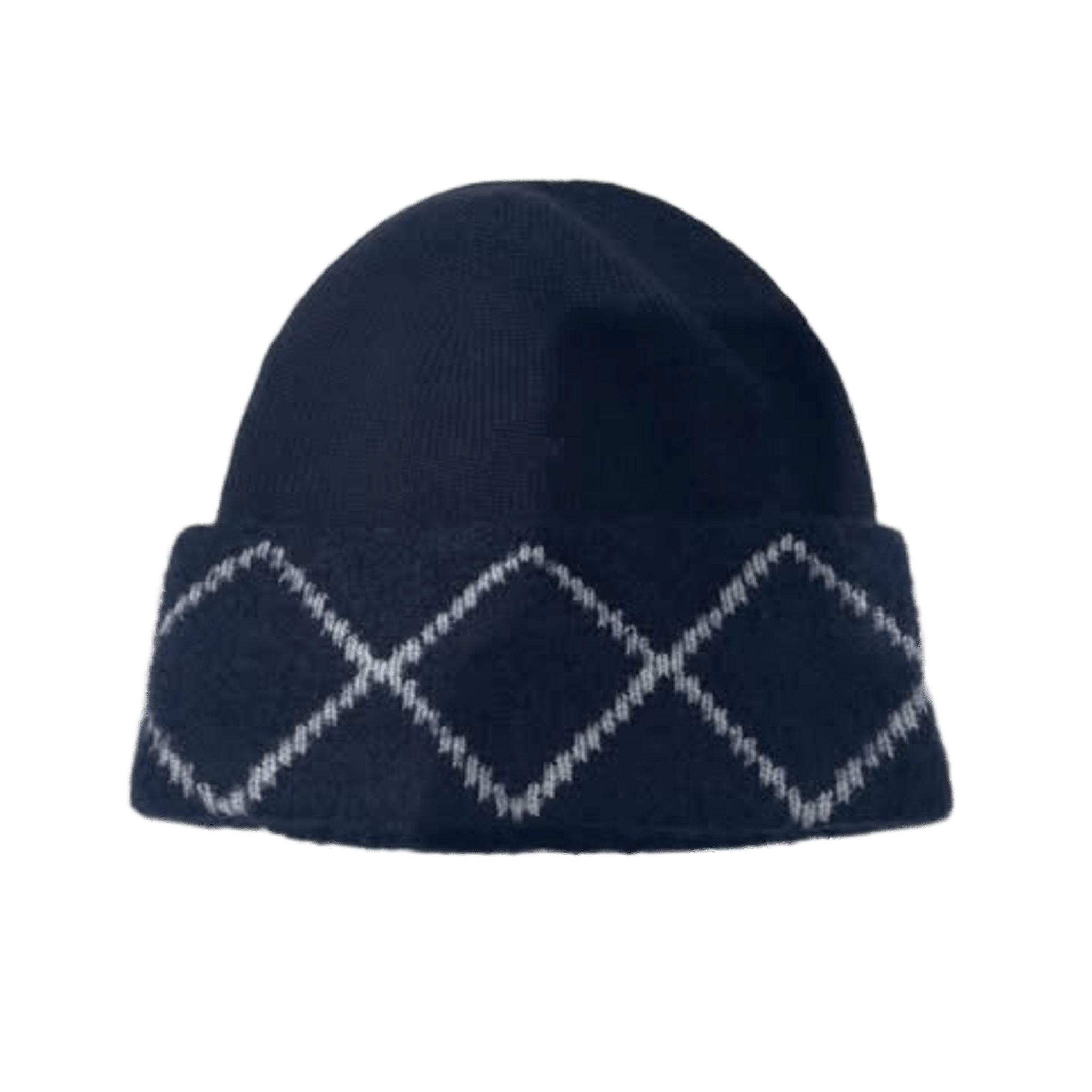 Chanel Argyle Logo Embroidered Beanie Navy - Morely TrendsChanel Type here:)