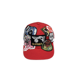 Supreme Patches 6 Panel Hat Red - Morely TrendsSupreme Type here:)