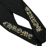 Chrome Hearts Camo Taco Logo Joggers Black