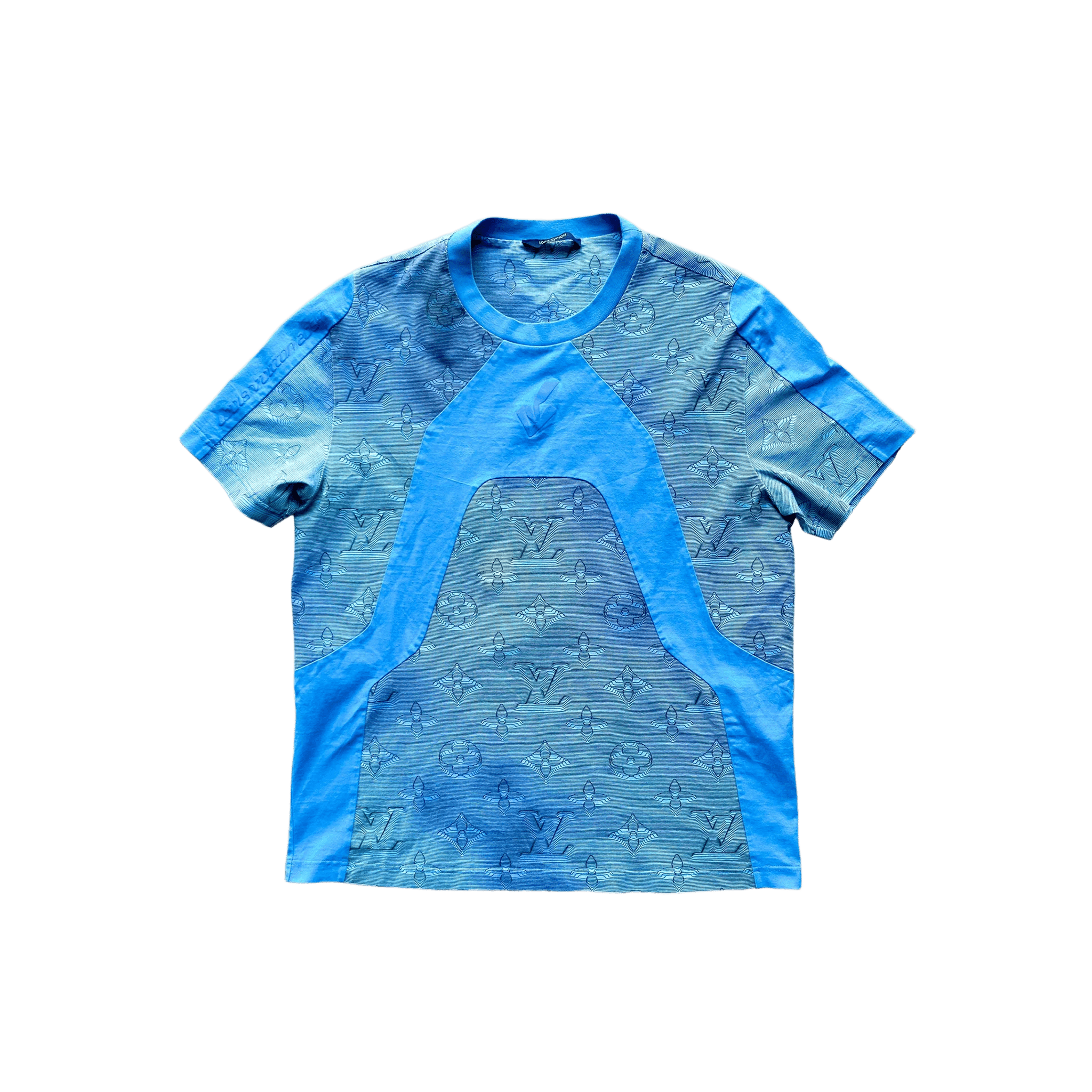 Louis Vuitton Louis Vuitton 2054 Intarsia Printed T-Shirt Blue/Multi - Morely TrendsLouis Vuitton Type here:)