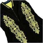 Chrome Hearts Matty Boy Flaming Youth Reversible Souvenir Jacket Black Yellow - Morely TrendsChrome Hearts Type here:)