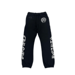 Chrome Hearts All Over Monogram Horseshoe Logo Sweatpants Black - Morely TrendsChrome Hearts Type here:)
