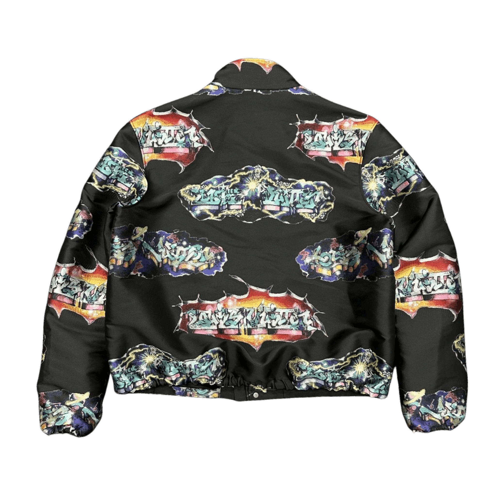 Louis Vuitton Virgil Abloh Graffiti Blouson Jacket Black