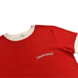 Chrome Hearts Women's Roller Skate T-Shirt Red Cream