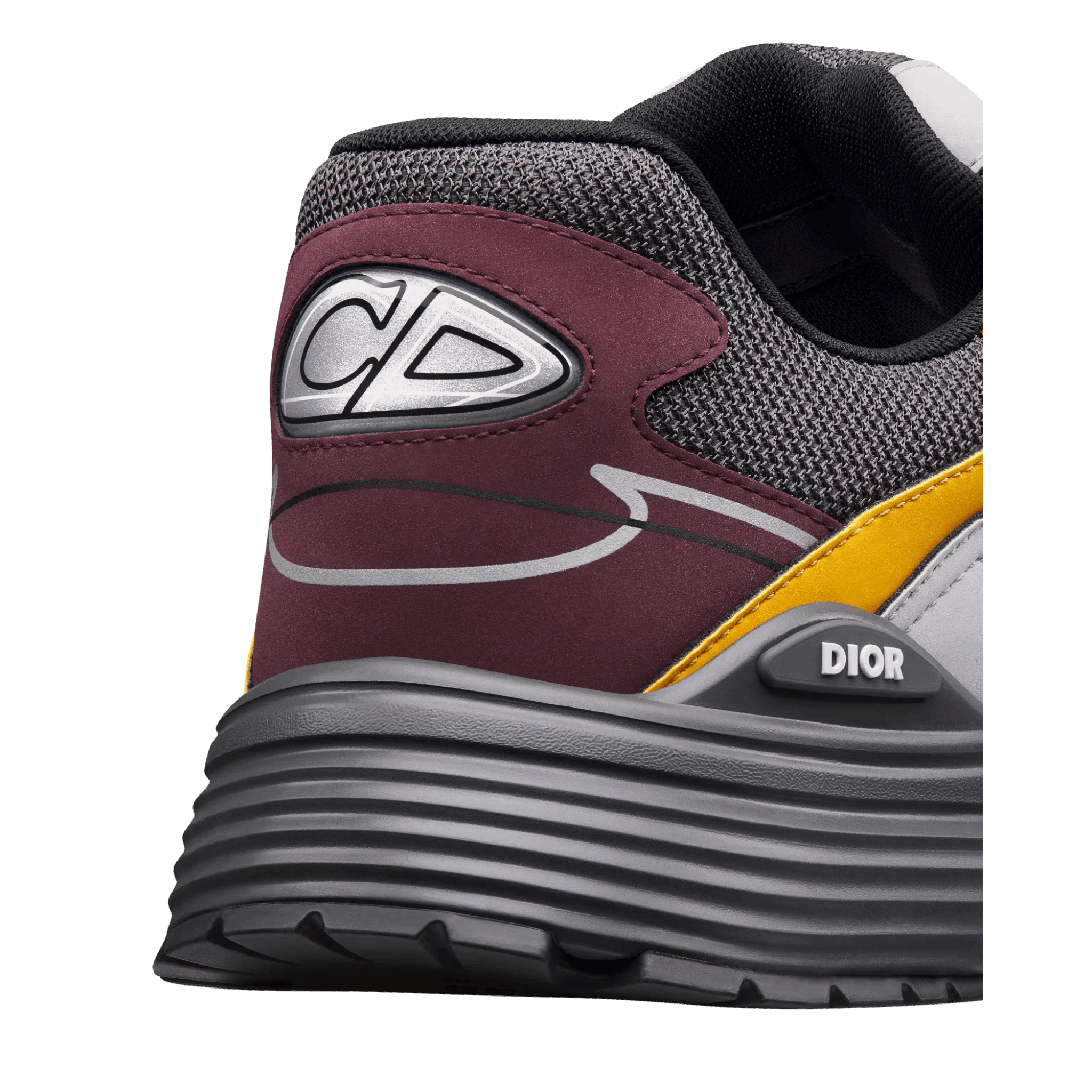 Dior B30 Countdown Sneaker Burgundy/Yellow