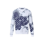 Louis Vuitton Monogram Bandana Crewneck Indigo/White - Morely TrendsLouis Vuitton Type here:)