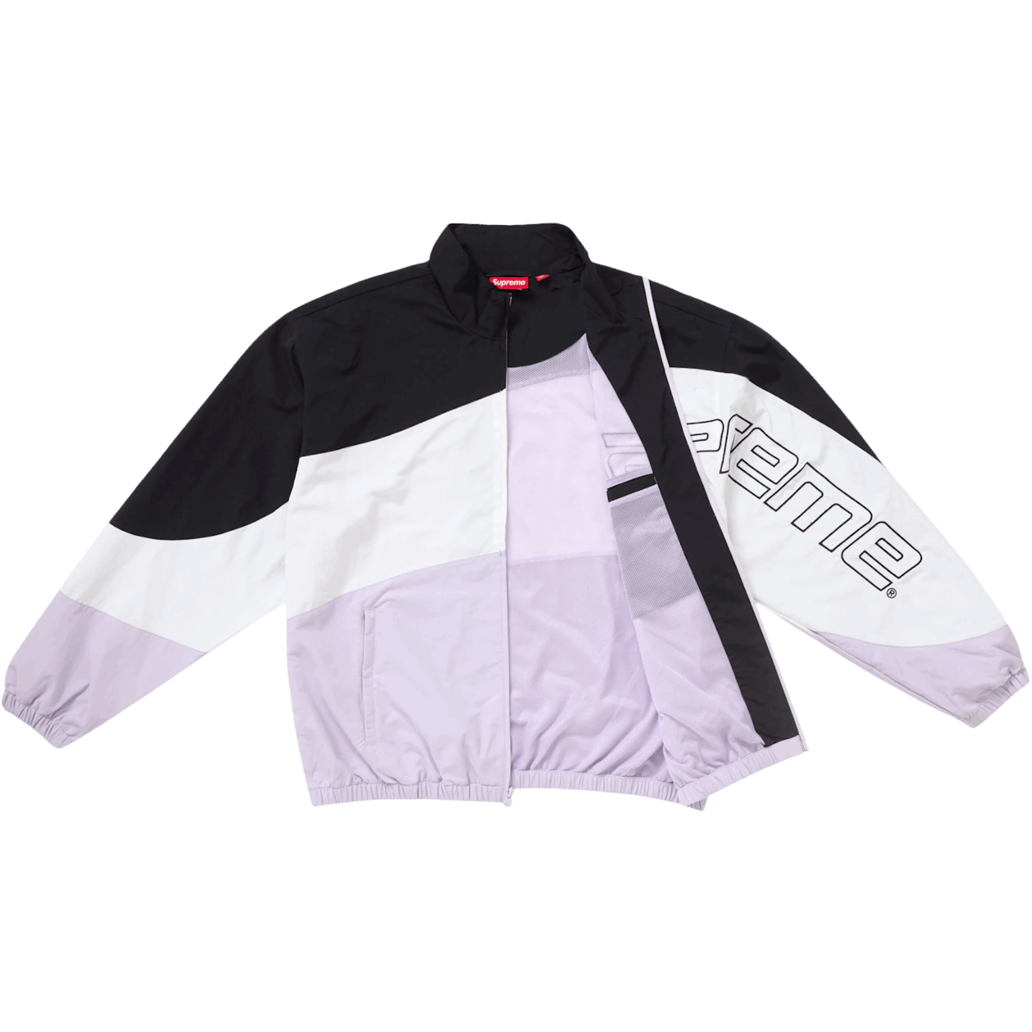 Supreme Curve Track Jacket (SS24) Light Purple
