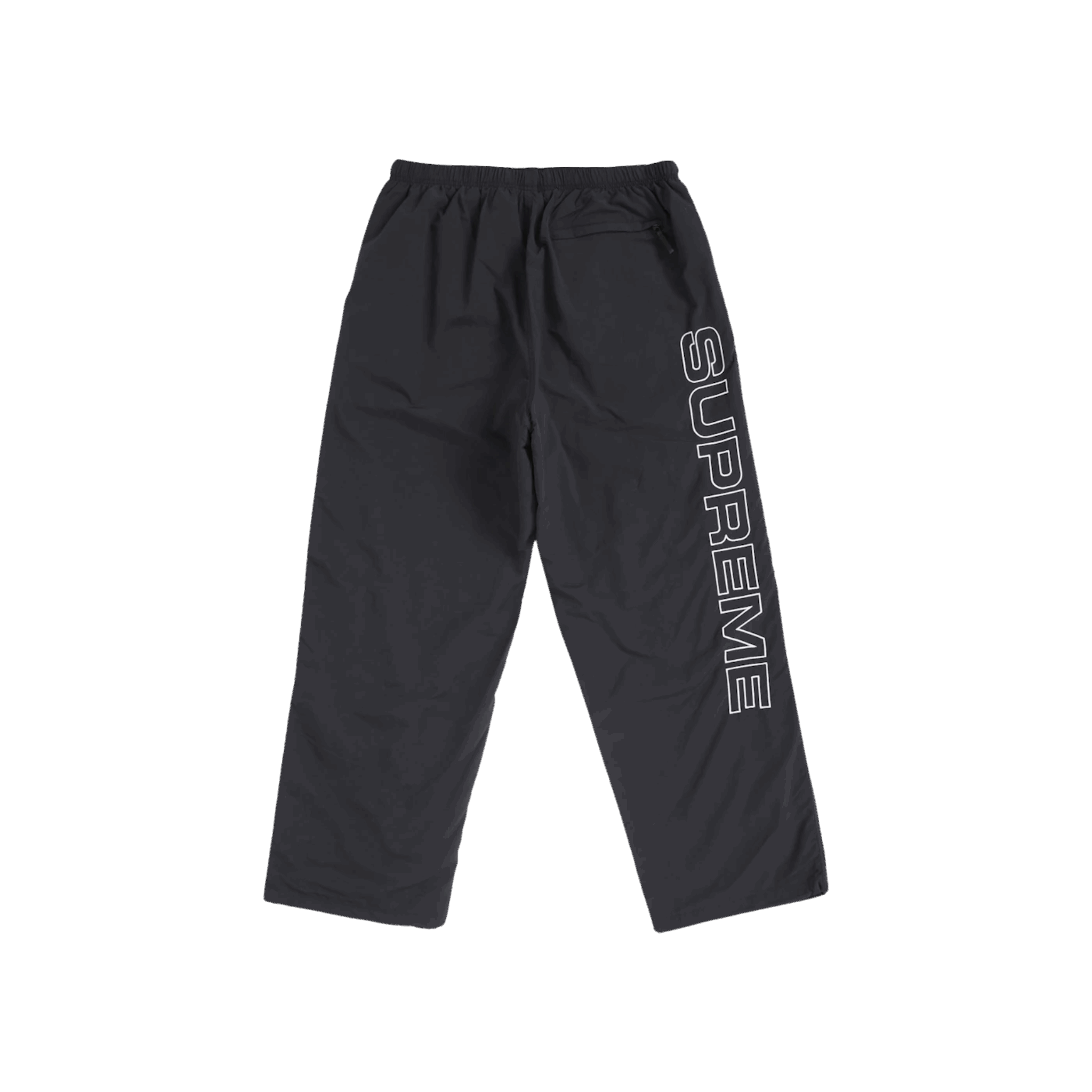 Supreme Spellout Embroidered Track Pant (FW24) Black