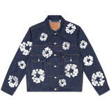 Denim Tears Type II All Over Wreath Jacket Indigo Denim
