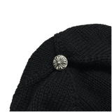 Chrome Hearts Cashmere Hand Woven Cross Pattern Logo Beanie Black - Morely TrendsChrome Hearts Type here:)