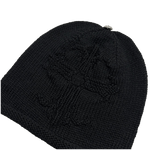 Chrome Hearts Cashmere Hand Woven Cross Pattern Logo Beanie Black - Morely TrendsChrome Hearts Type here:)