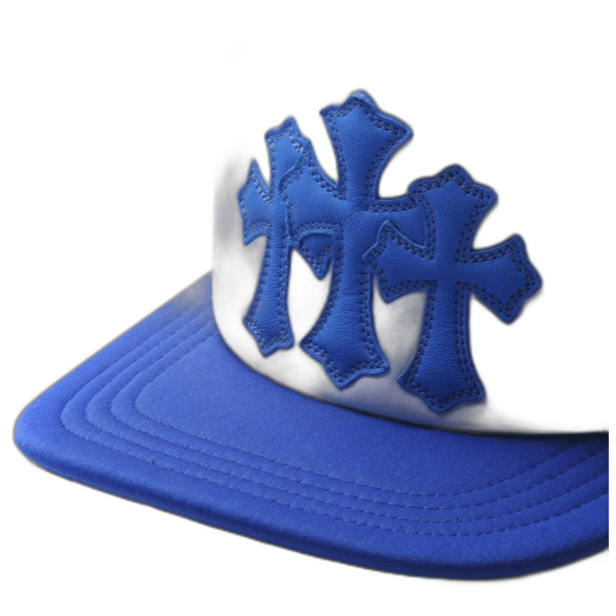 Chrome Hearts Cemetery Trucker Hat Blue - Morely TrendsChrome Hearts Type here:)