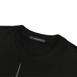 Louis Vuitton Embroidered LV Frequency Logo T-Shirt Black