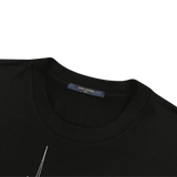 Louis Vuitton Embroidered LV Frequency Logo T-Shirt Black