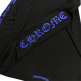 Chrome Hearts 1988 Neck Logo Long Sleeve T-shirt Black/Blue