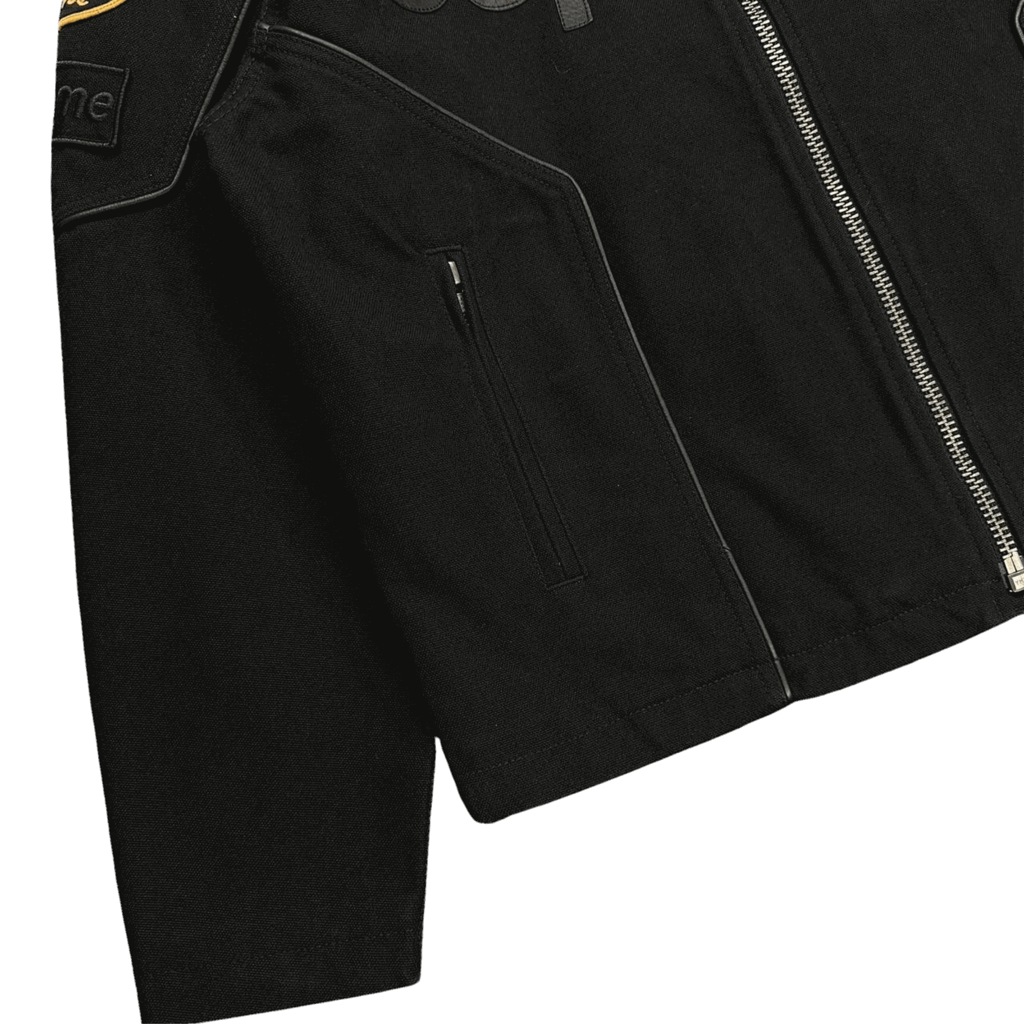 Supreme Vanson Leathers Cordura Cotton Jacket Black