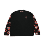 Chrome Hearts Matty Boy Lips Logo Cashmere Jumper Black Red - Morely TrendsChrome Hearts Type here:)