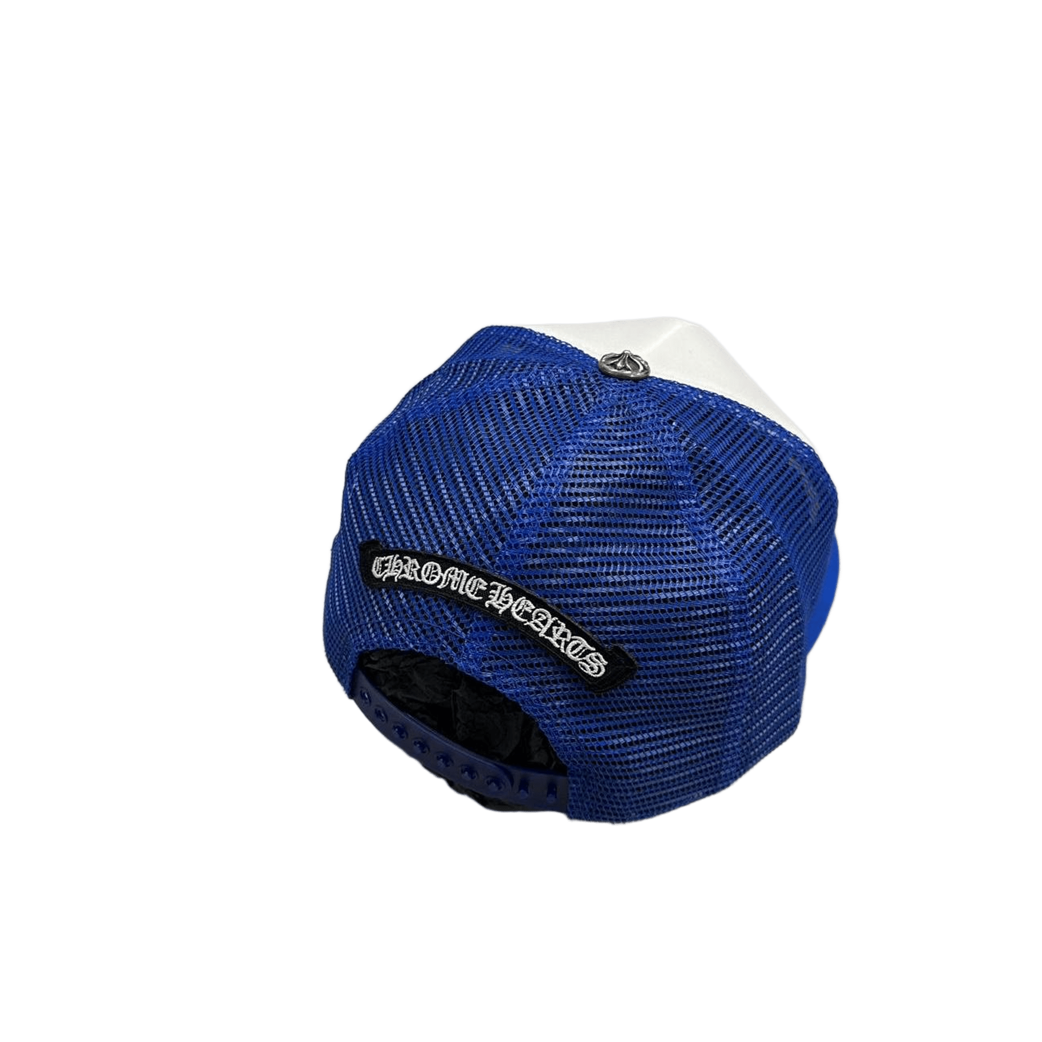 Chrome Hearts Eyechart Trucker Cap Blue - Morely TrendsChrome Hearts Type here:)