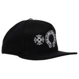 Chrome Hearts Horseshoe Denim Baseball Hat Black - Morely TrendsChrome Hearts Type here:)