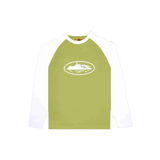 Corteiz Raglan LS Tee Sage Green