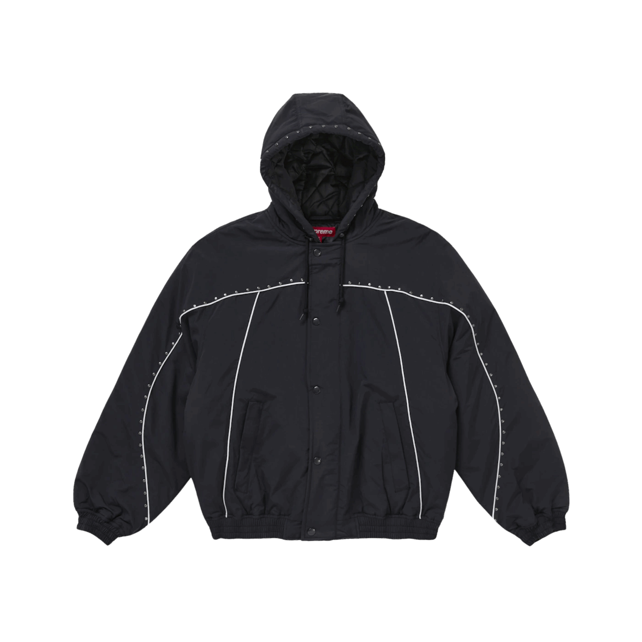 Supreme Studded Stadium Jacket Black