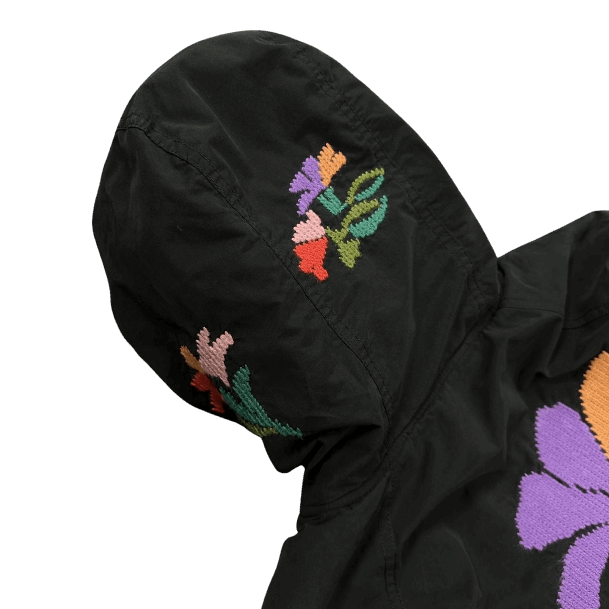 Supreme Needlepoint Hooded Jacket Black