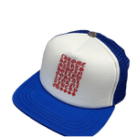 Chrome Hearts Eyechart Trucker Cap Blue - Morely TrendsChrome Hearts Type here:)